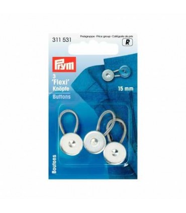 PRYM : bouton flexi 15mm