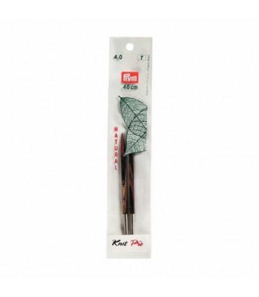 KNIT and Pro Pointes d’Aiguilles 10cm en bambou pour câble 40cm n°4