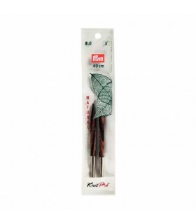 KNIT and Pro Pointes d'Aiguilles 10cm en bambou pour câble 40cm n°6