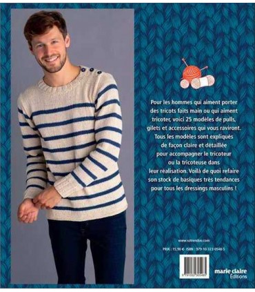 32 Modèles de tricot Masculins du 38 au 56