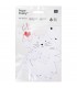 RICO DESIGN - Carton a broder (Chien, Chat, Cheval, Escargot)