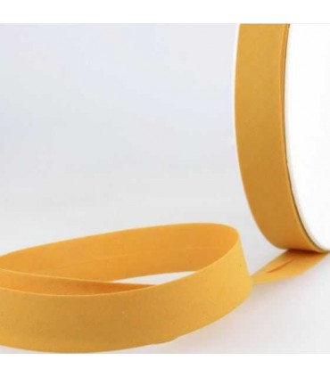 Biais Coton T27mm MOUTARDE