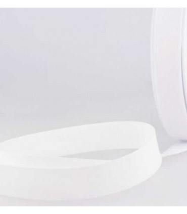 Biais Coton T27mm BLANC