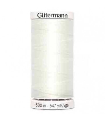 GÜTERMANN 100% polyester 500m 111 Écru