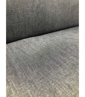 CHAMBRAY de coton Brut  GRIS