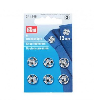 PRYM : PRESSION avenir D13/3 Argent