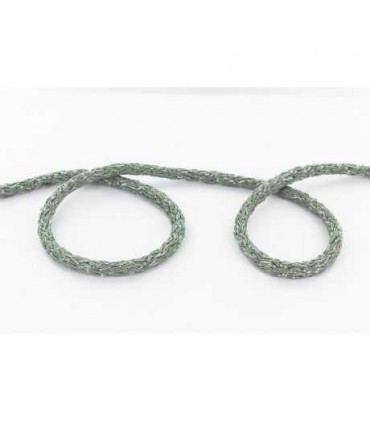Cordon Gris CLair Lurex 6mm