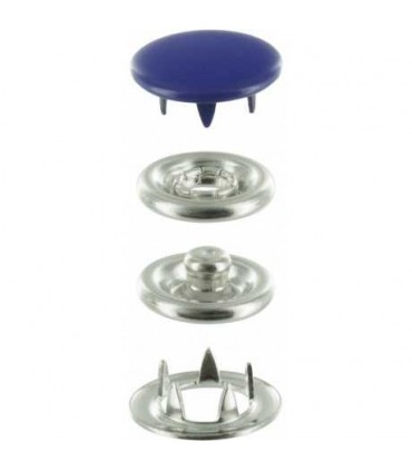 BABY SNAP : Pression Métal snap blanc