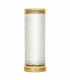GÜTERMANN Fil à Coudre 100% Coton 100m Blanc 5709