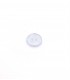Boutons Résine Paillettes 2 trous transparent 15 mm