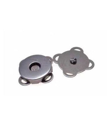 Fermoir Magnétique  à Coudre 15mm Argent