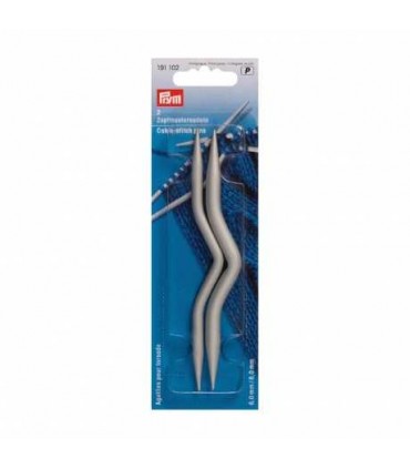 PRYM: Aiguilles Torsades en Alu 6mm/8mm