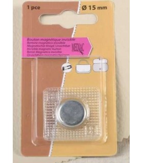MÉDIAC:  Bouton Magnétique Invisible 15mm