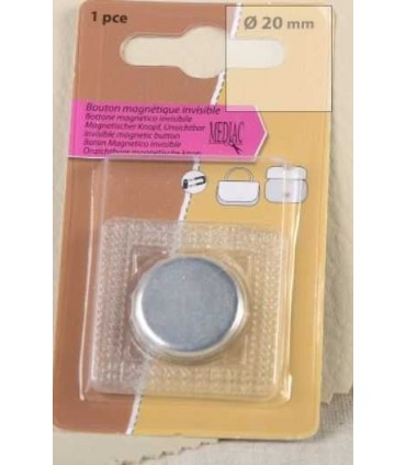 MÉDIAC:  Bouton Magnétique Invisible 20mm