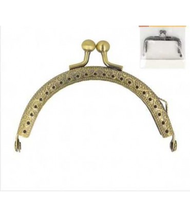 MEDIAC : Fermoir de porte monnaie à clip - OR ANTIQUE