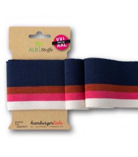 ALB STOFFE XXL : Marine, Bordeaux, Rose et Blanc