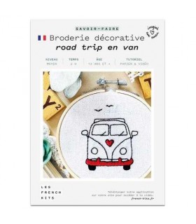 FRENCH KIT : Broderie Décorative : Road trip en Van