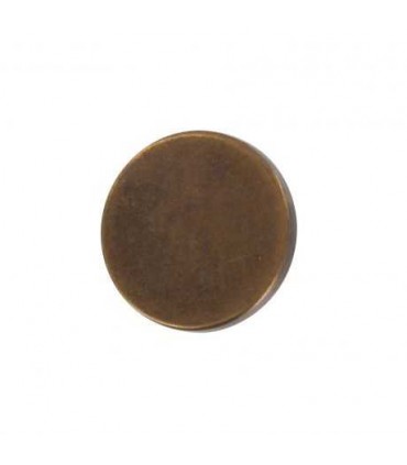Bouton 22 mm sur Pied Plat : Bronze