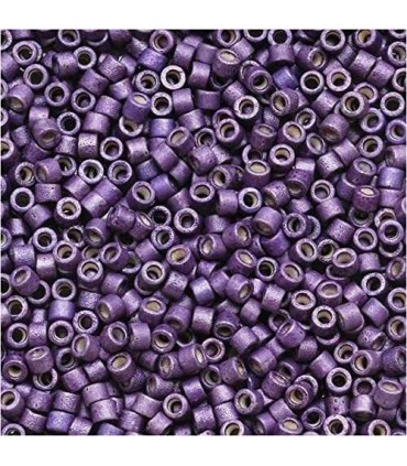 MIYUKI DELICAS 11/0 - Galvanized matte eggplant