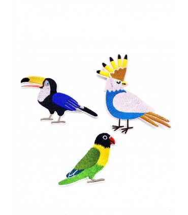 Thermocollant  - Perroquet Vert