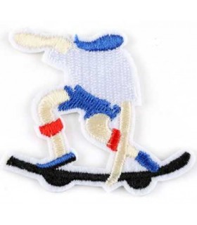 Thermocollant  - Skateur en tee shirt blanc