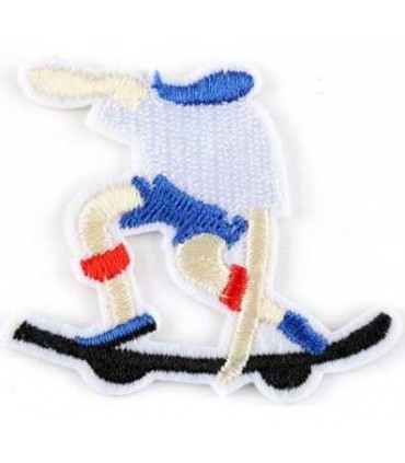 Thermocollant  - Skateur en tee shirt blanc