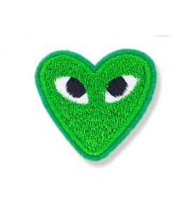 Thermocollant -"COMME DES G.." : Coeur Vert