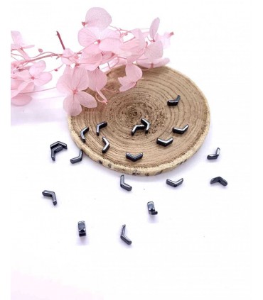 Perle Émaillée Chevron Fine – Métal Gun