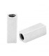 Perles :  Tube 8x3mm rectangulaire ARGENTÉ ANTIQUE