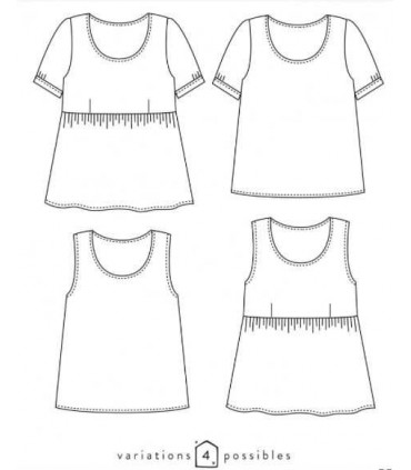 ATELIER SCÄMMIT : Ma Blouse AIMÉE