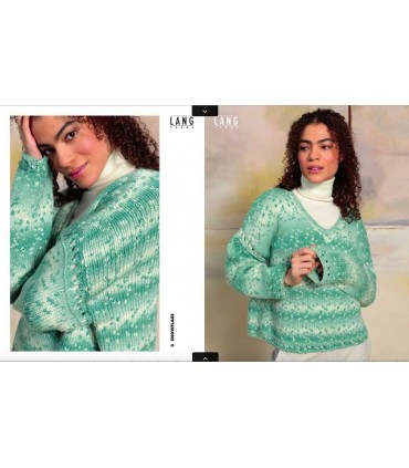 LANG YARNS :  Catalogue tricot SNOWFLAKE
