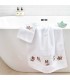 RICO DESIGN : Serviette de douche à broder 50*100 - BLANC