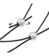 Perle stoppeur 6x4,7mm (Ø1.2mm) Argenté en acier inox