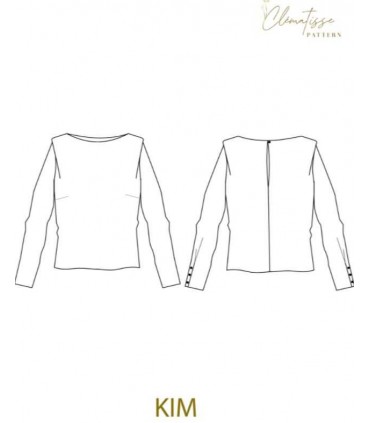 CLÉMATISSE PATTERN: Blouse KIM