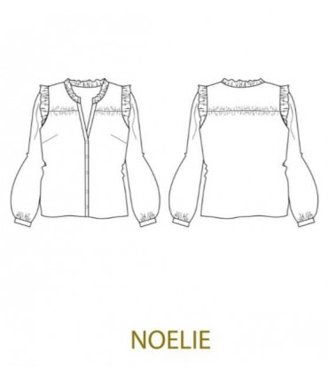 CLÉMATISSE PATTERN: Blouse NOËLIE