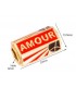 Perle Gros Locket AMOUR - CORAIL