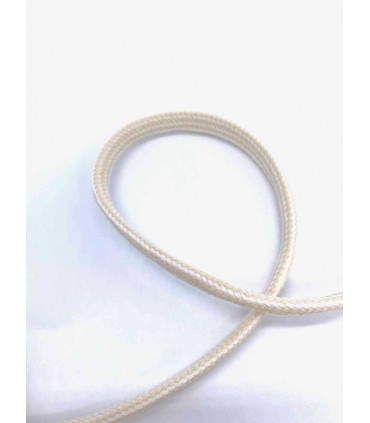 TRESSE Tubulaire 1cm ÉCRU Chiné