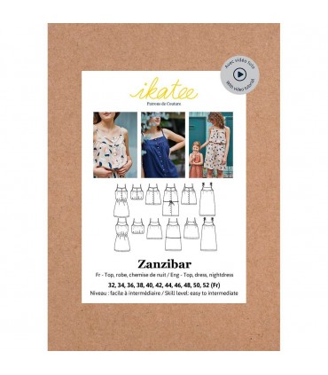 IKATEE : Top , Robe ZANZIBAR Mum