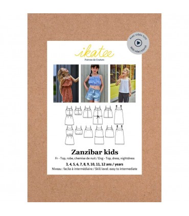 IKATEE : Top , Robe ZANZIBAR Kids