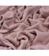 Double gaze de Coton Plumetis - ROSE POUDRE