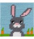 Comme 1 idée : Canevas MON LAPIN COOKIE