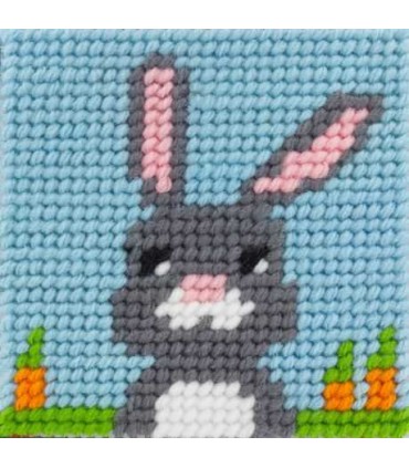 Comme 1 idée : Canevas MON LAPIN COOKIE