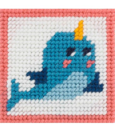 Comme 1 idée : Canevas KIKI LE DAUPHIN MAGIQUE