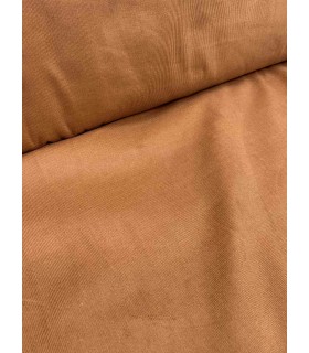 Velours coton milleraies - CARAMEL