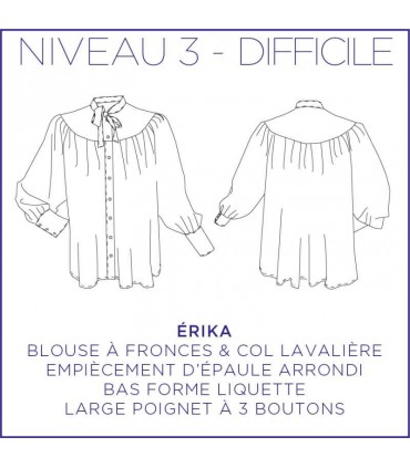 CORALIE BIJASSON : Blouse ÉRIKA