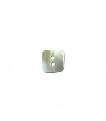 Bouton NACRE  - 13mm en CARRÉ
