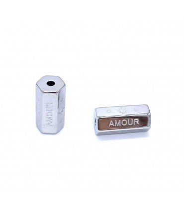 Perle Locket ARGENT - Amour