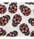 Popeline de coton CRÈME - Calaveras