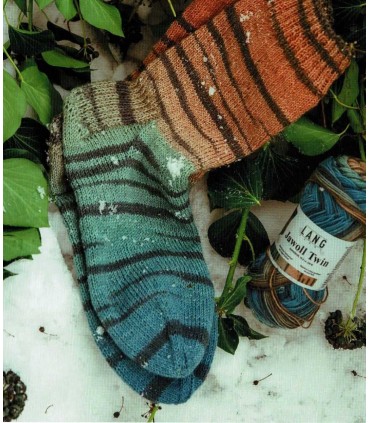 LANG YARNS : Punto 34 - How to knit socks