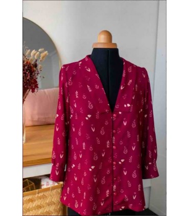 LISE TAILOR : Blouse Herbier